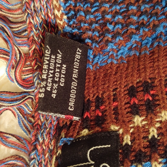 Kersh Aztec print open front cardigan with tassels size XS - Picture 7 of 16